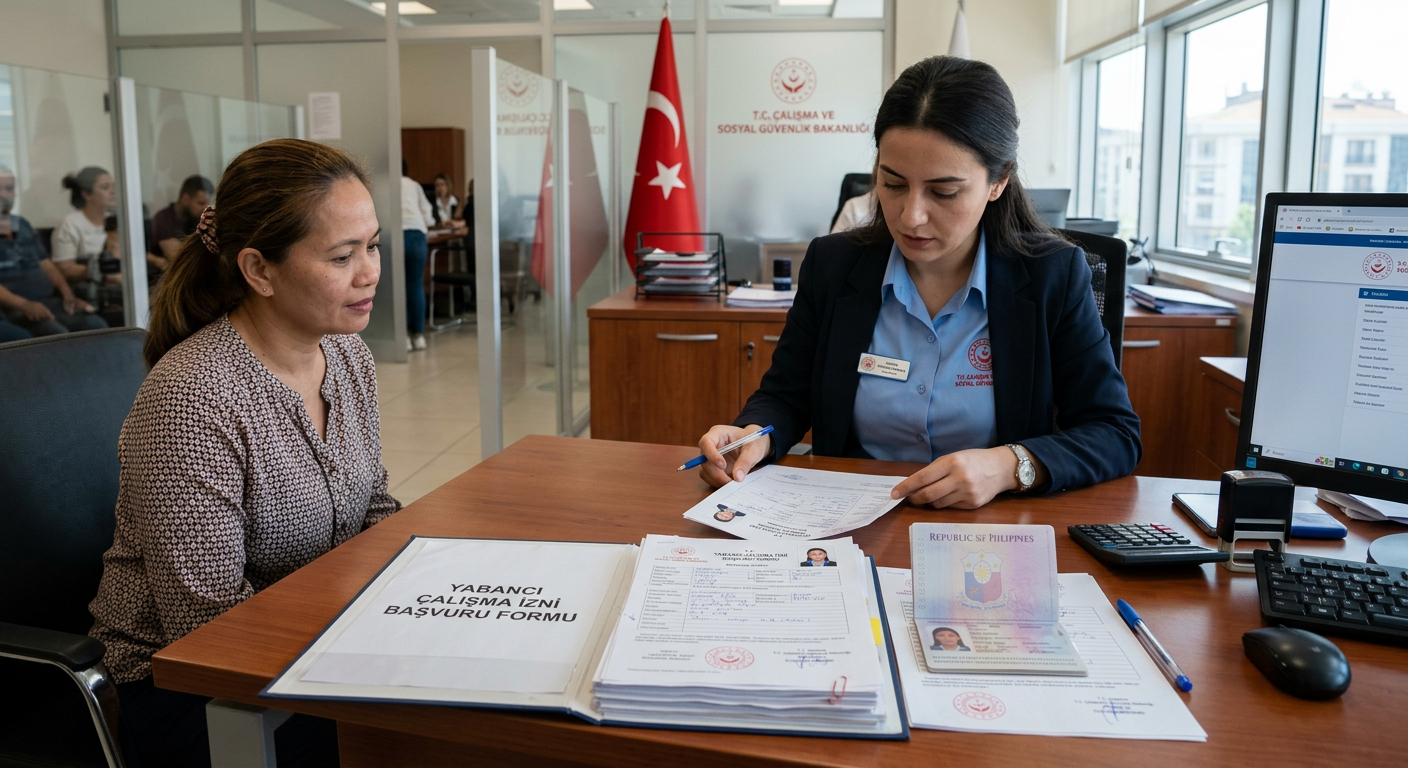 Ev Hizmetlerinde Çalışma İzni İçin Gerekli Evraklar